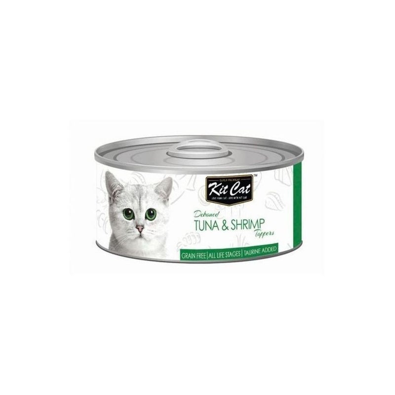 كت كات طعام قطط رطب قطع بدون عظم بالتونا والروبيان في الهلام